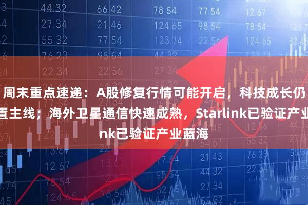 周末重点速递：A股修复行情可能开启，科技成长仍是配置主线；海外卫星通信快速成熟，Starlink已验证产业蓝海