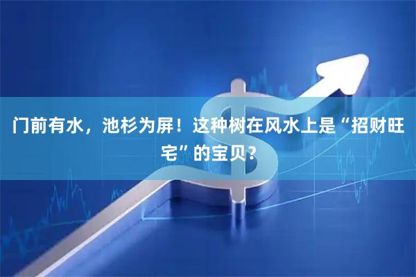 门前有水，池杉为屏！这种树在风水上是“招财旺宅”的宝贝？