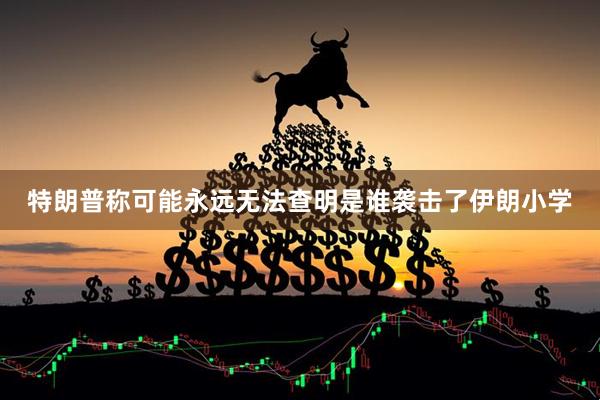 特朗普称可能永远无法查明是谁袭击了伊朗小学